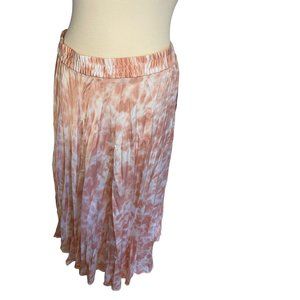 NWT Time and True Pink Crinkle Skirt Women's XXXL
